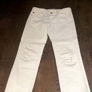 AG white Stevie jeans
